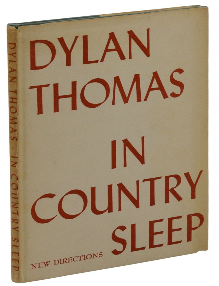 Item #140944784 In Country Sleep. Dylan Thomas.