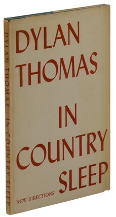 Item #140944784 In Country Sleep. Dylan Thomas