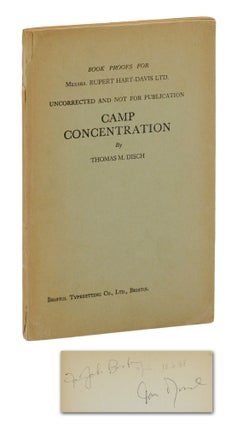Item #140944788 Camp Concentration. Thomas M. Disch