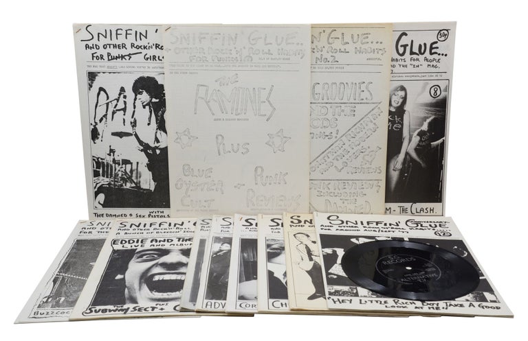 Item #140944805 SNIFFIN' GLUE and Other Rock 'n' Roll Habits... (Volumes 1 through 12 including supplements). Mark Perry.