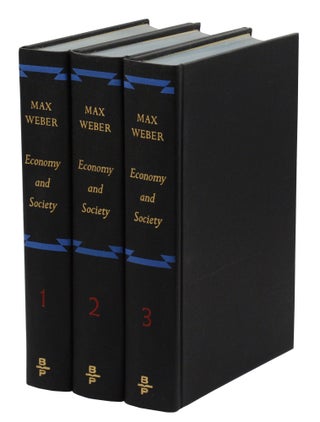 Item #140944812 Economy and Society: An Outline of Interpretive Sociology. Max Weber, Guenther...
