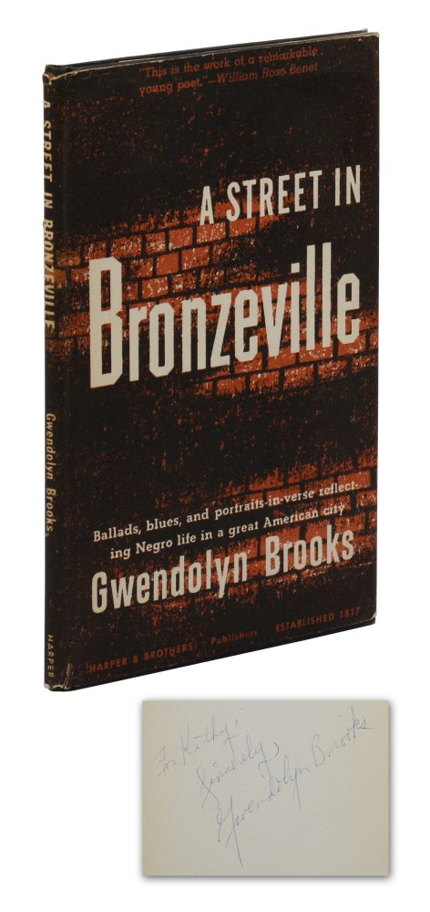 Item #140944826 A Street in Bronzeville. Gwendolyn Brooks.