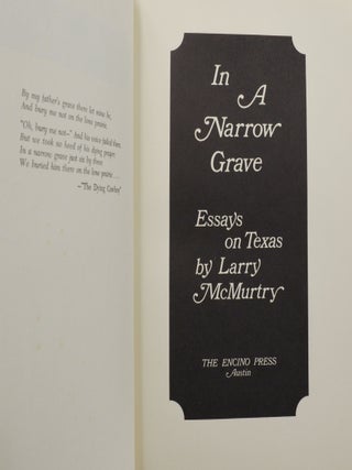 In a Narrow Grave