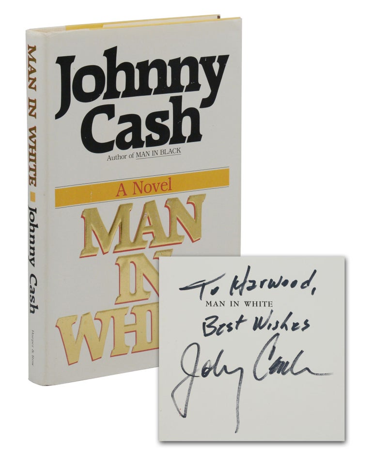 Item #140944916 Man in White. Johnny Cash.