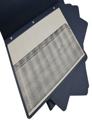 Large archive of photocopied typescripts, prepared and bound at the behest of the author