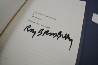 Large archive of photocopied typescripts, prepared and bound at the behest of the author