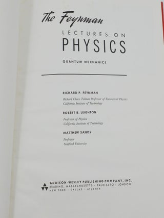 The Feynman Lectures on Physics