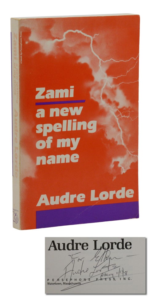 Item #140944943 Zami: A New Spelling of My Name. Audre Lorde.