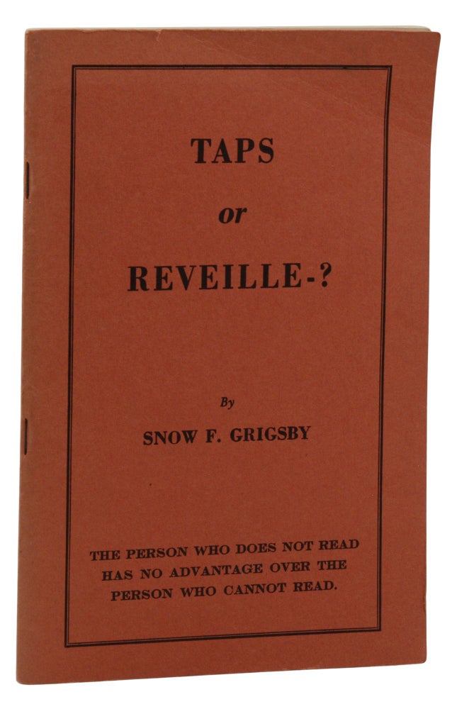 Item #140944961 Taps or Reveille - ? Snow F. Grigsby.