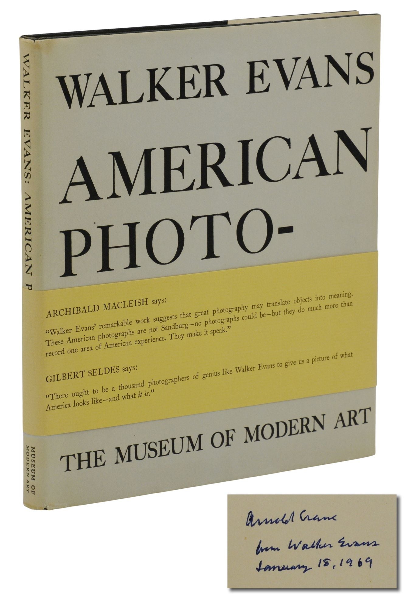 American Photographs by Walker Evans on Burnside Rare Books