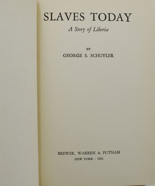 Slaves Today: A Story of Liberia