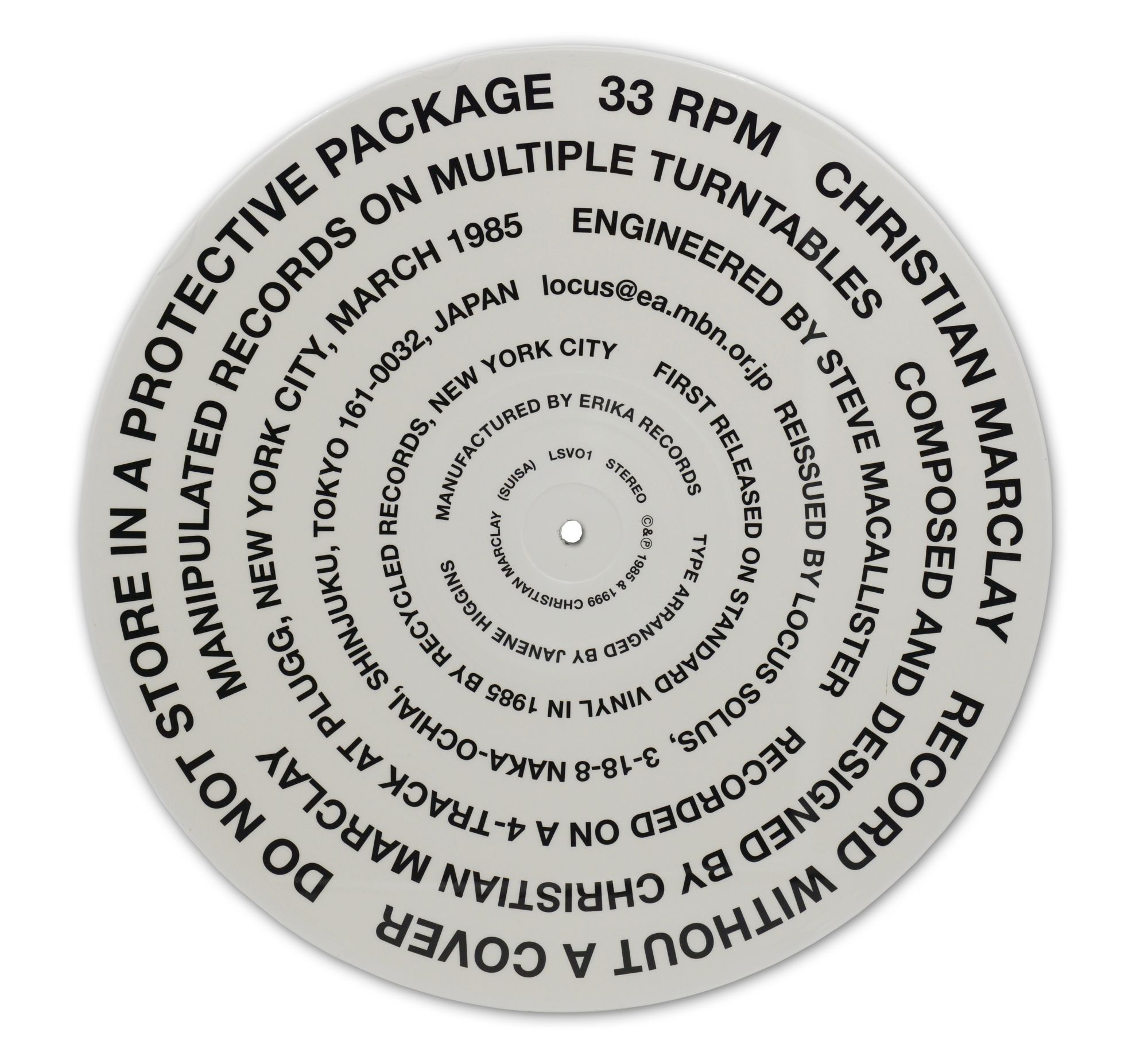 Record Without A Cover | Christian Marclay