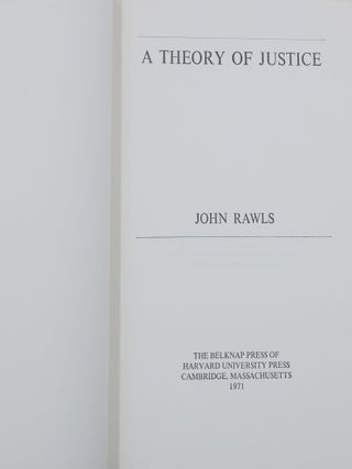 A Theory of Justice
