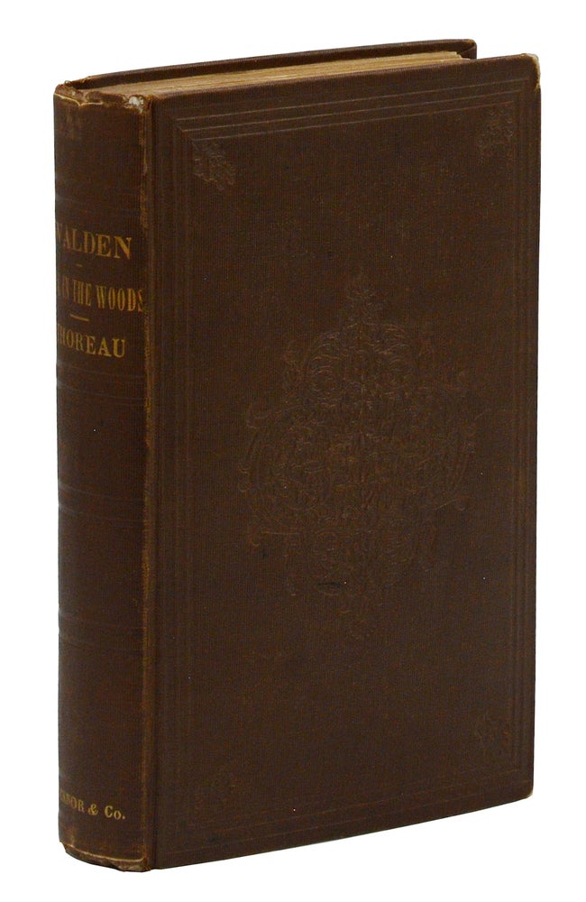 Item #140945020 Walden, or Life in the Woods. Henry David Thoreau.