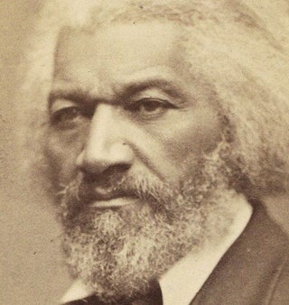 Carte-de-visite portrait of Frederick Douglass