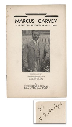 Item #140945099 Marcus Garvey: Is He the True Redeemer of the Negro? Hucheshwar Mudgal