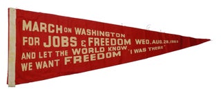 Item #140945155 (Pennant from the March on Washington) "March on Washington for Jobs & Freedom...