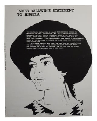 Item #140945157 [Black Panther Party] James Baldwin's Statement to Angela. Angela Davis, Vinton...