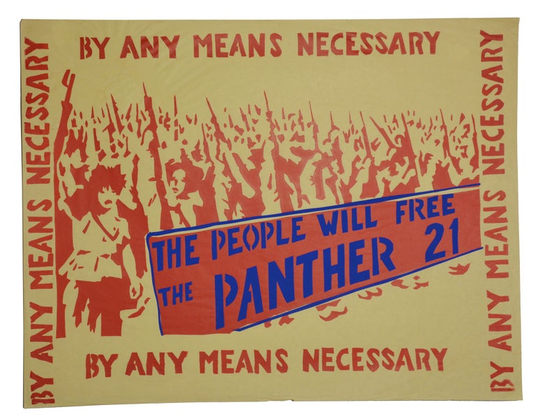 Item #140945158 [Black Panthers] The People Will Free the Panther 21, By Any Means Necessary. Black Panther Party.