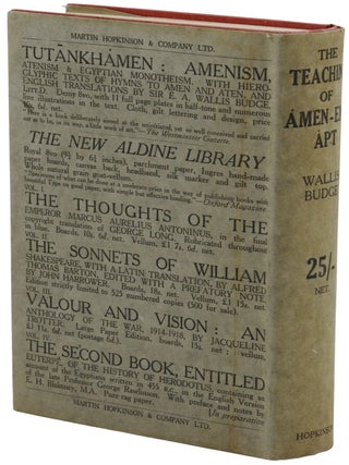 The Teaching of Amen-Em-Apt