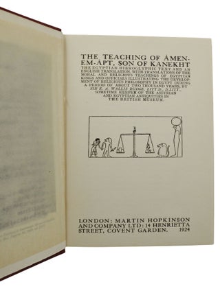 The Teaching of Amen-Em-Apt