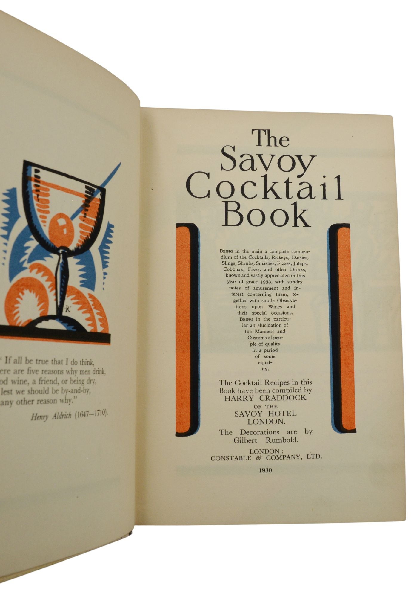 The Savoy Cocktail Book First Edition