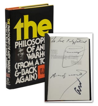 Item #140945205 The Philosophy of Andy Warhol: From A to B and Back Again. Andy Warhol