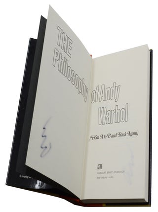 The Philosophy of Andy Warhol: From A to B and Back Again