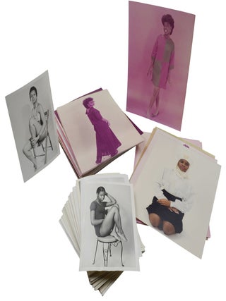 Large archive of fashion photographs of black women by African American photographer Arthur E. Grobes