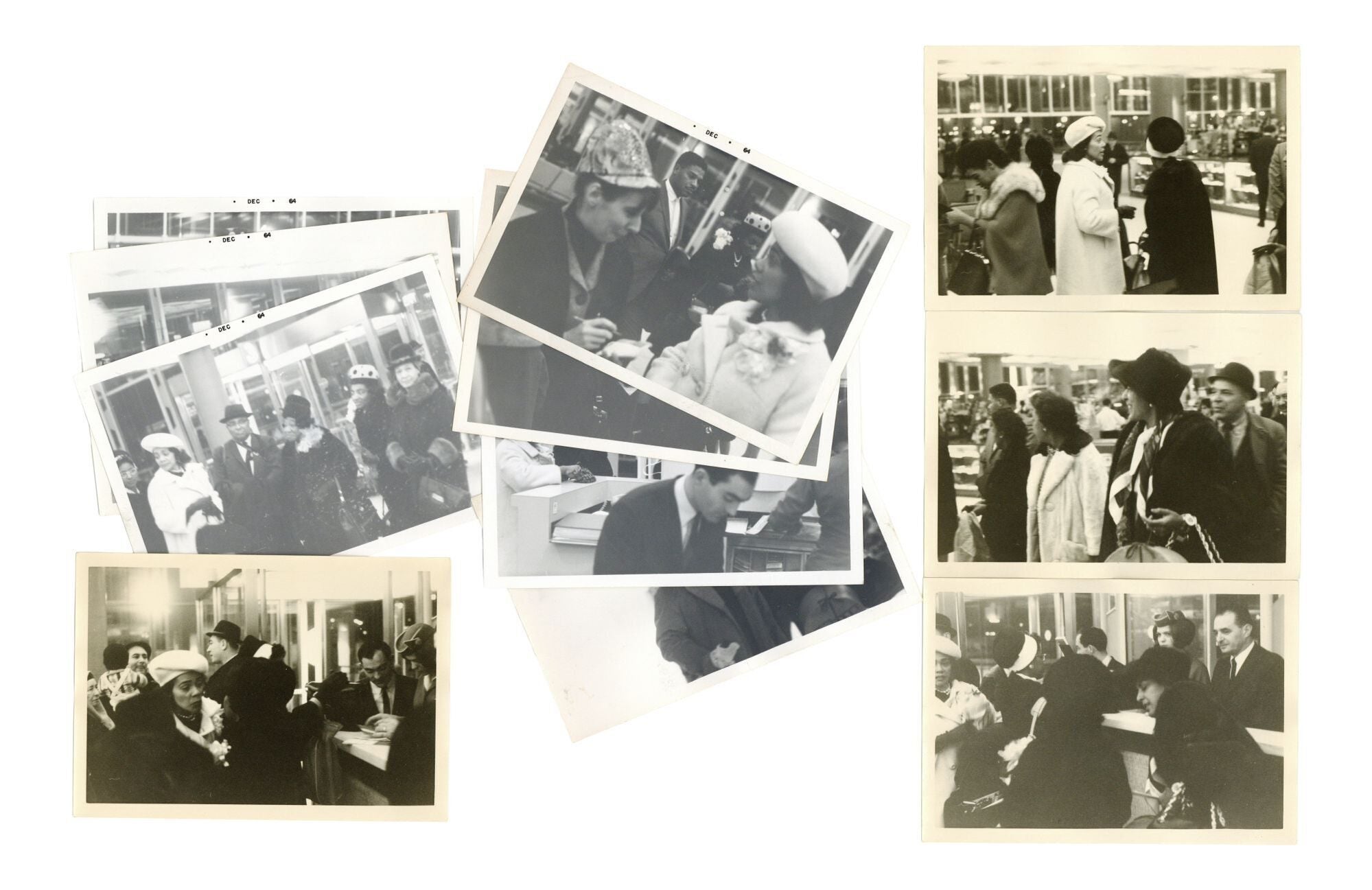 Civil Rights Eleven Candid Snapshot Photographs of Coretta Scott King ...