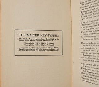 The Master Key System. Volumes 1, 3-7.