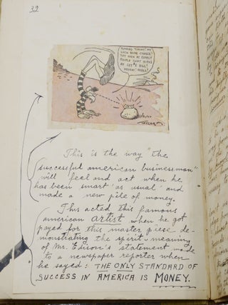 Venom from an Angry Heart & Swedish Thougths (sic) and Sentiments (Outsider artist's handwritten illustrated memoirs)