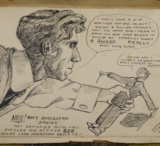 Venom from an Angry Heart & Swedish Thougths (sic) and Sentiments (Outsider artist's handwritten illustrated memoirs)