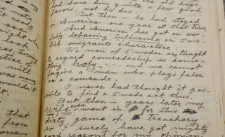 Venom from an Angry Heart & Swedish Thougths (sic) and Sentiments (Outsider artist's handwritten illustrated memoirs)