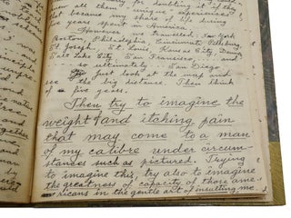 Venom from an Angry Heart & Swedish Thougths (sic) and Sentiments (Outsider artist's handwritten illustrated memoirs)
