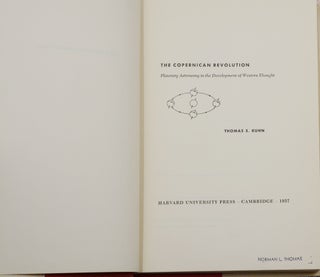 The Copernican Revolution: Planetary Astronomy in the Development of Western Thought