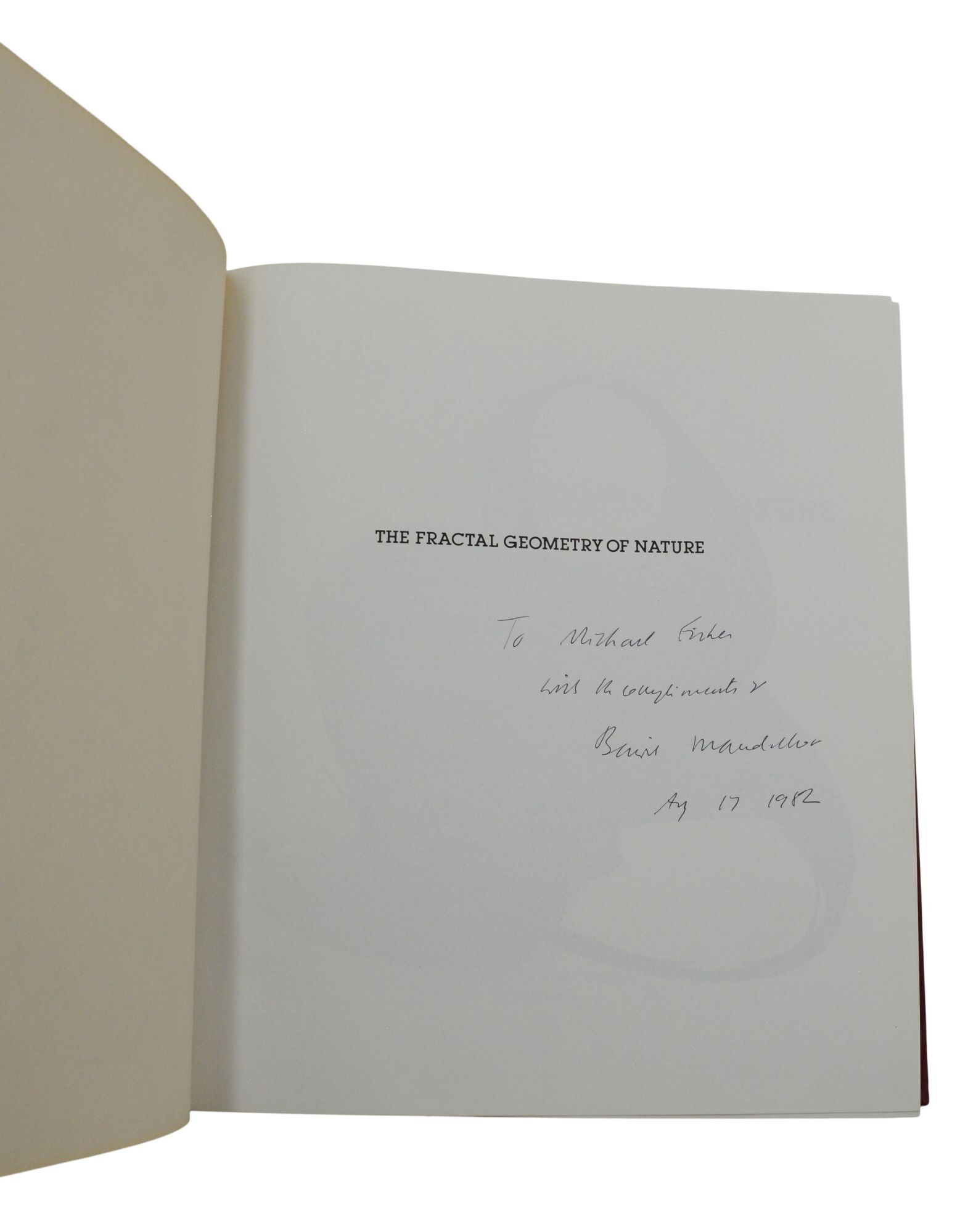 The fractal geometry of nature benoit b mandelbrot first edition