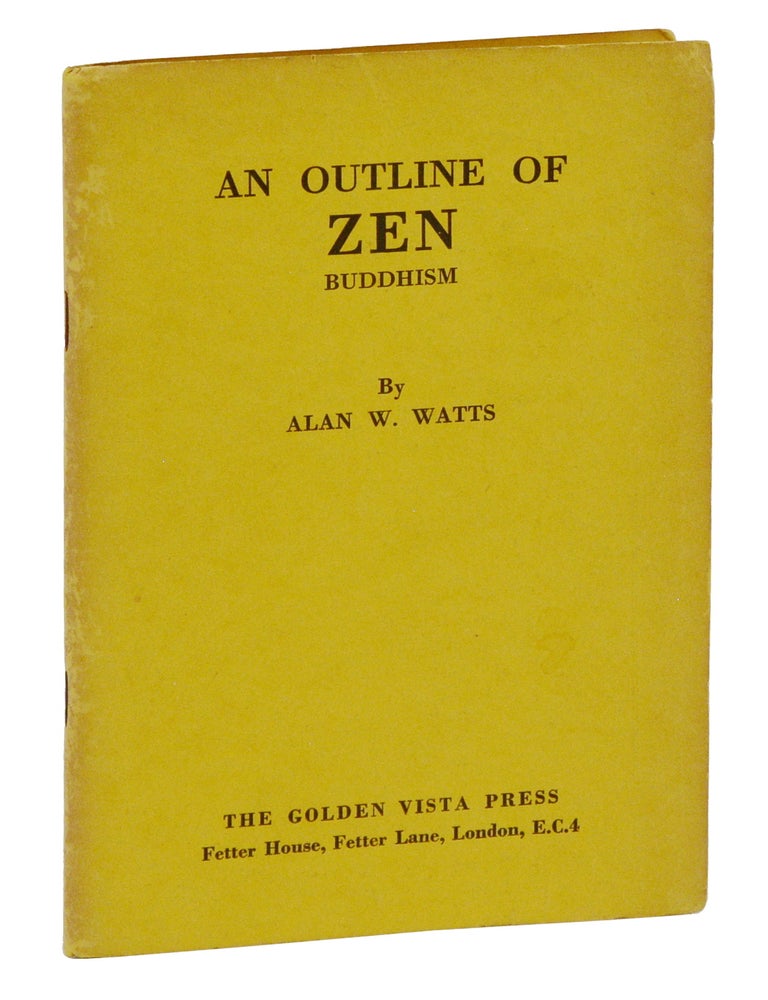 Item #140945404 An Outline of Zen Buddhism. Alan Watts.
