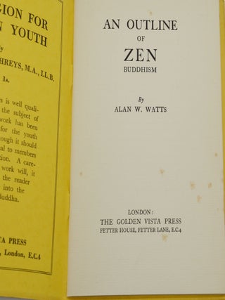 An Outline of Zen Buddhism
