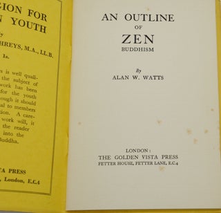 An Outline of Zen Buddhism