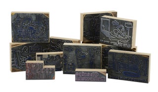 Item #140945408 Set of original printing plates for Charles Bukowski's book You Kissed Lilly....