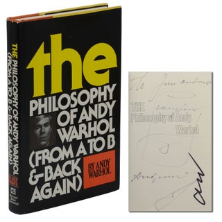 Item #140945415 The Philosophy of Andy Warhol: From A to B and Back Again. Andy Warhol
