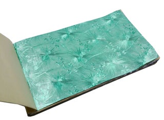 Dazzling sample album of decorated aluminum foil from Germany in 1941