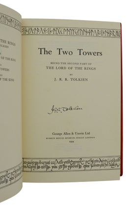 The Lord of the Rings. The Fellowship of the Ring; The Two Towers; The Return of the King.
