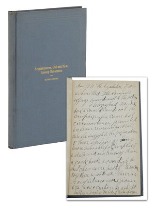 Item #140945450 Acquaintances, Old and New, Among Reformers. Olympia Brown