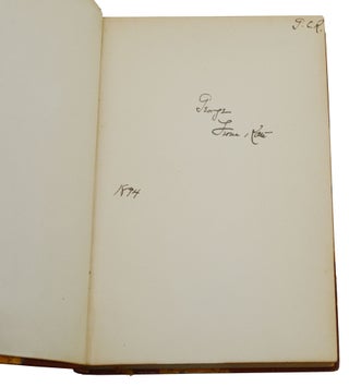Children's Rights and The Republic of Childhood Vols. I-III (Four matching volumes all inscribed by Wiggin to her husband)