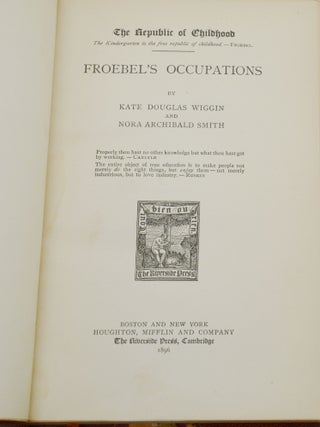Children's Rights and The Republic of Childhood Vols. I-III (Four matching volumes all inscribed by Wiggin to her husband)
