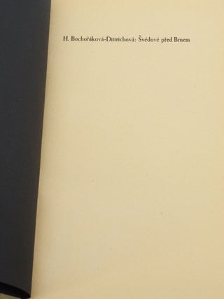 Svedove pred Brnem: kniha drevorytu (The Swedes Besiege Brno: A Book of Woodcuts)