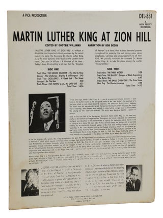 Martin Luther King at Zion Hill (Original pressing LP)
