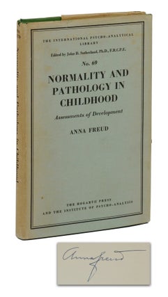 Item #140945524 Normality and Pathology in Childhood: Assessments of Development. Anna Freud